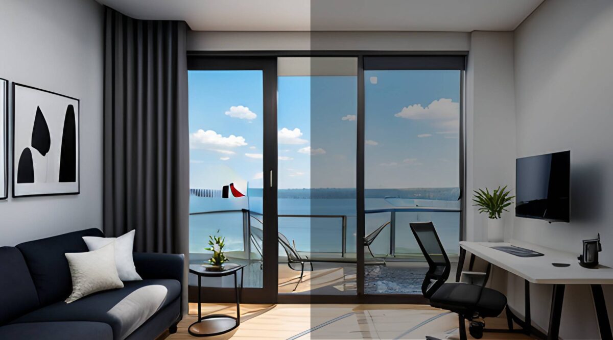 tinted window film image