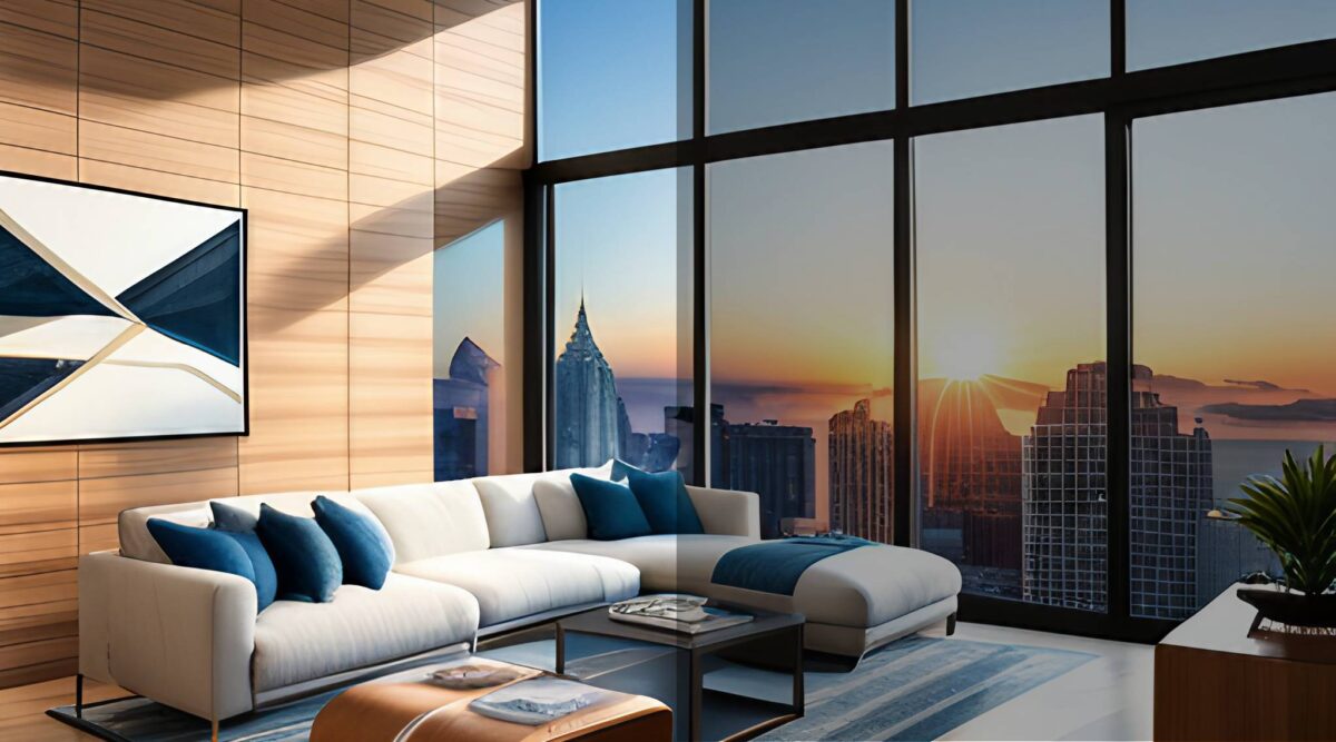 tinted window film image