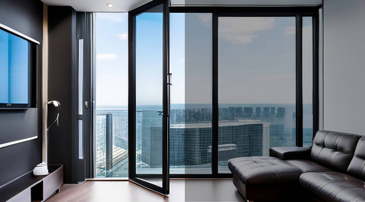tinted window film image